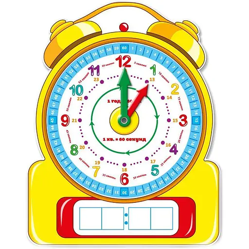 Навчальна іграшка Навчальний годинник ZIRKA 66289 - фото 1