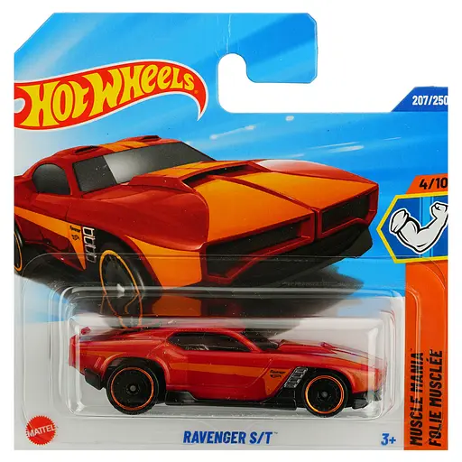Базова машинка Hot Wheels Muscle Mania Ravenger S/T червона (5785) JBC14-N521        