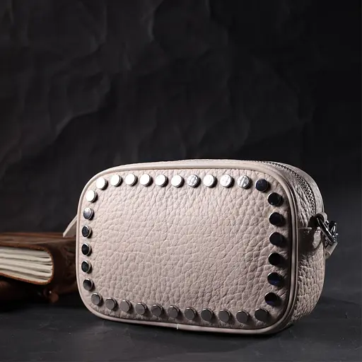 Жіноча шкіряна сумка Vintage 20х14х6,5 см 000275399 - фото 6