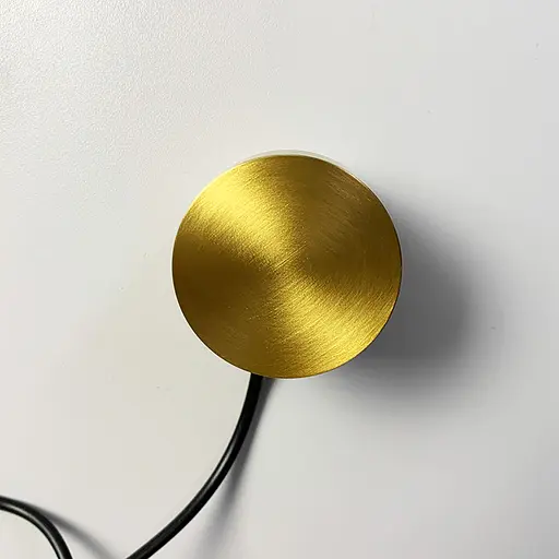 Настінний світильник з димерним вимикачем в латунному корпусі Line F WJ 015 AB - фото 5