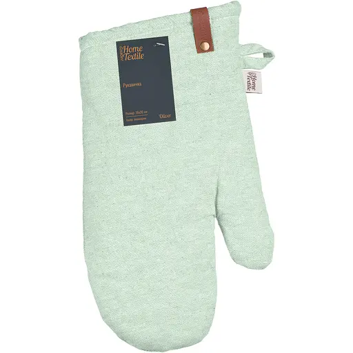 Рукавичка Ardesto Oliver, 18х30см, 100% бавовна, аквамарин (ART05OA) - фото 1