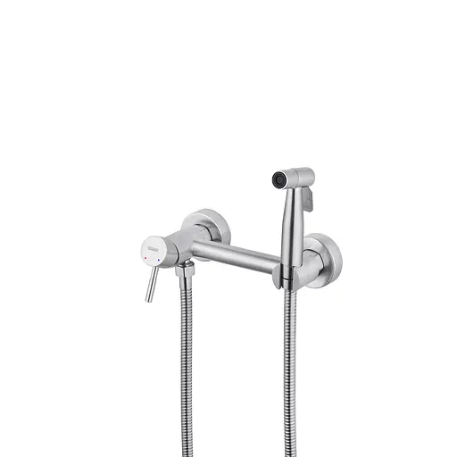 Змішувач для гігієнічного душу зовнішнього монтажу 150 мм Kroner KRP Edelstahl Klassisch - ESG052 CV027929, Нержавіюча сталь - фото 4