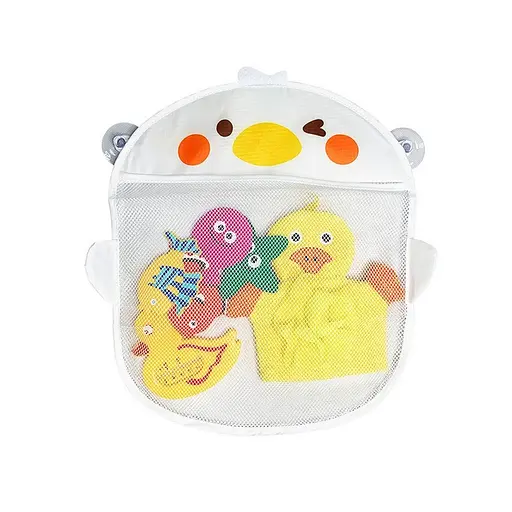 Органайзер для іграшок у ванну "Качка" Mega Zayka MGZ-0931 з сіточкою - фото 1