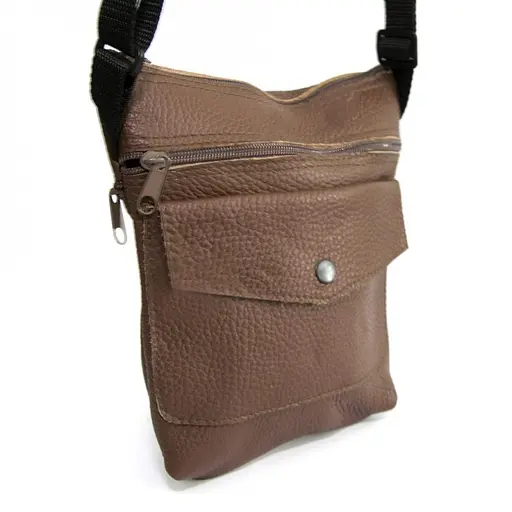 Шкіряна сумка на плече Gofin 20х22 см sum0009941 - фото 3