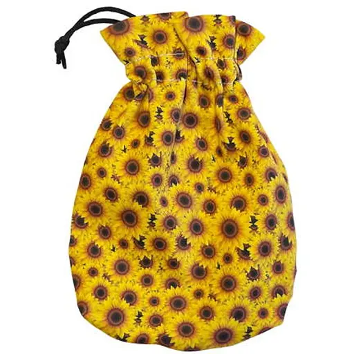 Мішечок для кубиків Q-Workshop Full Art Dice Pouch Sunflower (BWSPSUNF201) - фото 1