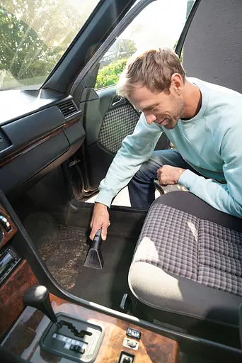 Пылесос профессиональный моющий Karcher аккумуляторный SE 3-18 18В контейнер для воды 1.7 л - фото 9