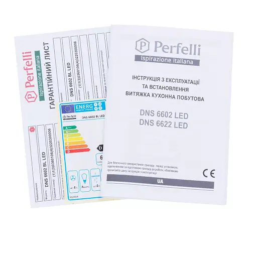 Вытяжка декоративная наклонная Perfelli DNS 6602 BL LED - фото 9
