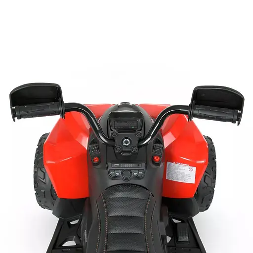 Електромобіль дитячий Bambi Квадроцикл M 5001EBLR-3 з пультом управління звуком і світлом Червоний - фото 3