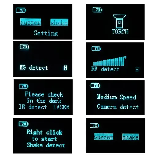 Детектор Nectronix DS618 жучков, скрытых камер, GPS трекеров с LCD экраном - фото 4