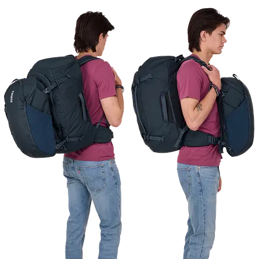 Рюкзак Landmark Travel Pack 60L TLPM-260 Darkest Blue Thule sum0028092 - фото 3