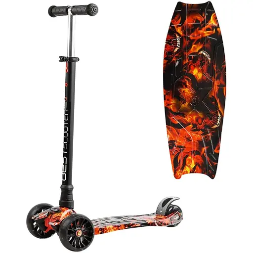 Детский самокат Best Scooter Maxi S-10606 красный