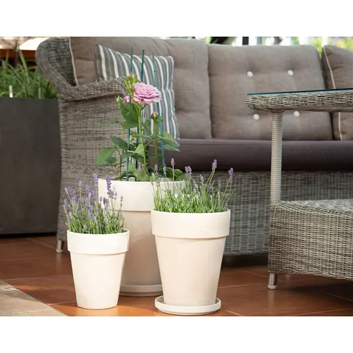 Вазон керамический Spang XL 31x38 см гранит (1055543) - фото 2