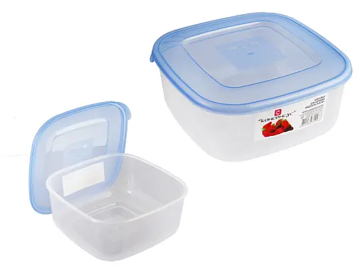 Контейнер для харчових продуктів 2500 мл квадратний - фото 2