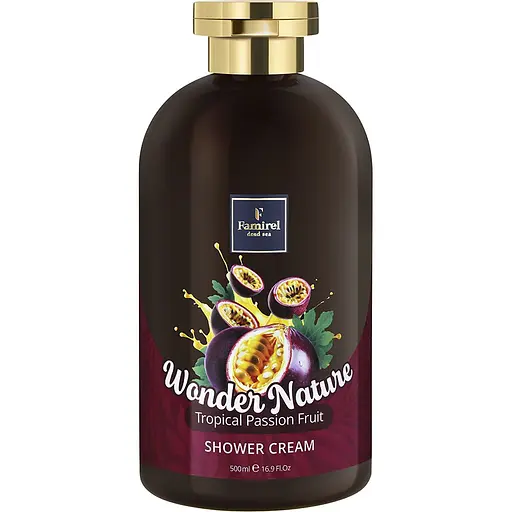 Крем-гель для душу Famirel Тропічна Маракуйя Wonder Nature Tropical Passion Fruit 500 мл