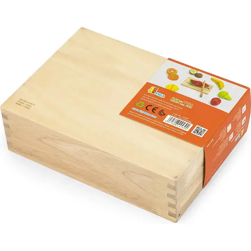 Іграшкові продукти Viga Toys Нарізані фрукти з дерева (44539) - фото 4