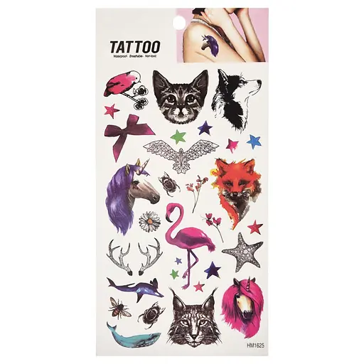 Животные и звезды Tattoo 1020-HM1625