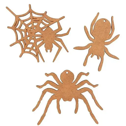 Набір заготовок Rosa Talent Павуки ДВП 3 шт
