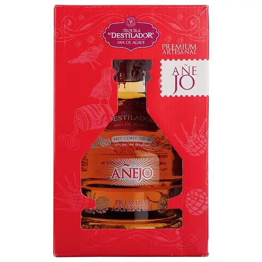 Текіла Destileria Santa Lucia El Destilador Premium Anejo 100% Agave, 40%, 0,75 л - фото 2