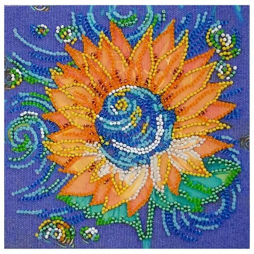 Набор для вышивки бисером "Волшебный сон" AM-249 на натуральном холсте.