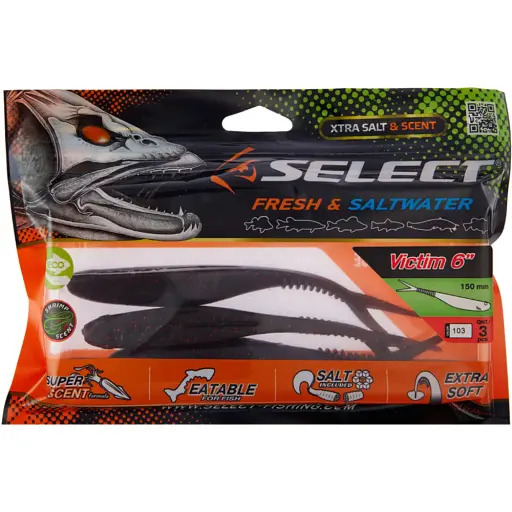Силікон Select Victim V-Tail 6" #103 (3 шт/уп) - фото 2