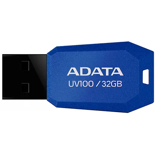 Флеш-накопичувач Adata USB флеш накопичувач 32GB DashDrive UV100 Blue USB 2.0 (AUV100-32G-RBL) - фото 2