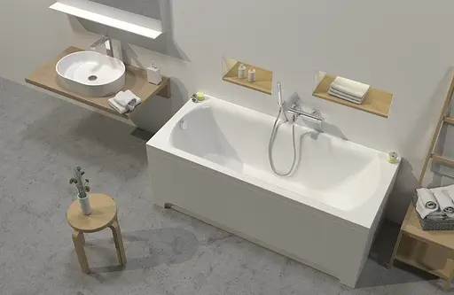 Ванна акрилова Ravak Domno 160x75 XAU0000037 Білий - фото 3