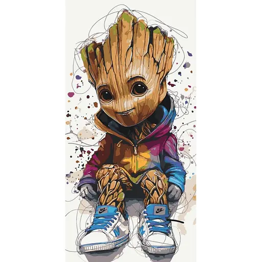 Набор для росписи ArtCraft Я есть Грут 40 x 80 см (16096-AC)