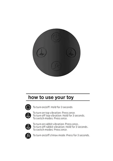 Вібратор-кролик Vive Zosia 21.3 см (чорний) - фото 8