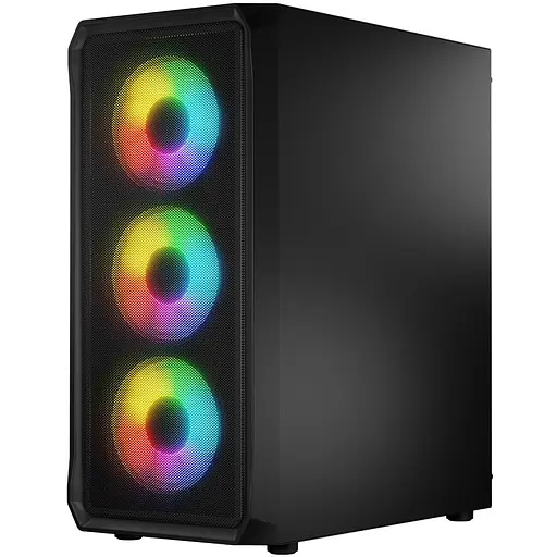 Корпус LogicConcept PORTOS MESH+GLASS ARGB fans 4x120mm BLACK без БП ATX - фото 2