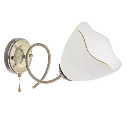 Бра Brille LK-601W/1 настінне накладне класичне E27 AB