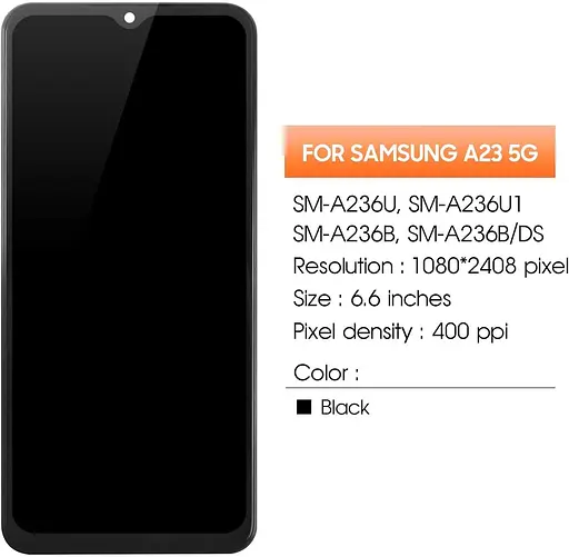 Замена ЖК-экрана AGCUT для Samsung Galaxy A23 5G для Samsung A23 5G ЖК-дисплея SM-A236B SM-A236U ЖК-дигитайзер Сенсорный экран - фото 3