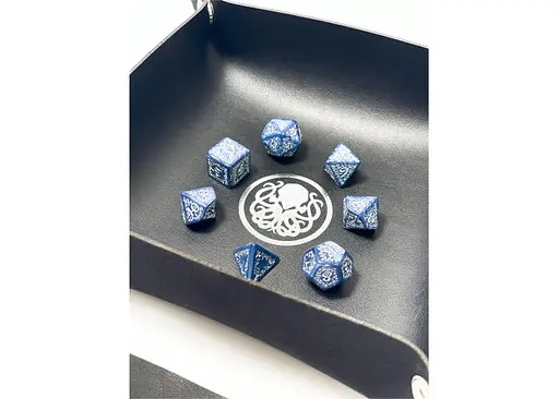 Настільна гра Планета Ігор Лоток для кубиків Ктулху (чорний) (Dice tray Cthulhu black) (pi-dt001) - фото 9