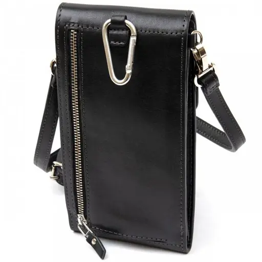 Кожаная сумка Grande Pelle 18.5х10.5х3.5 см sum0026224 - фото 6