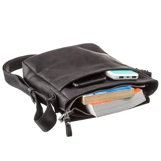 Сумка кожаная мужская SHVIGEL 22,5х23х5 см sum0012473 - фото 3