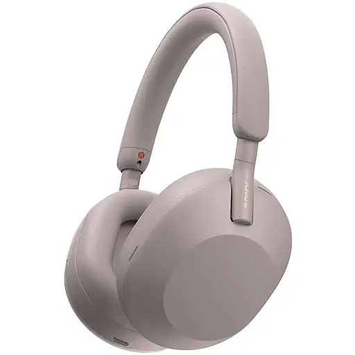 Наушники Sony Over-ear WH-1000XM5 BT 5.2 ANC Hi-Res AAC LDAC Wireless Mic розовая