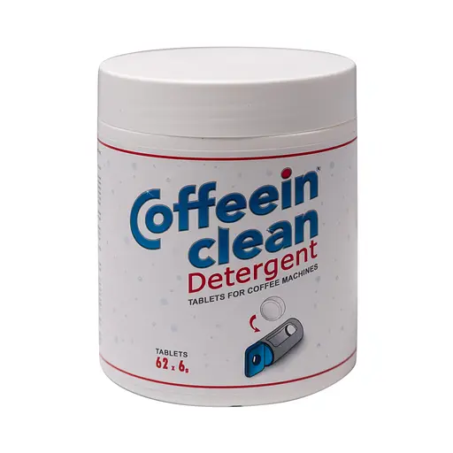 Професійний засіб Coffeein clean DETERGENT (таблетки 6g) для видалення кавових масел 365г.