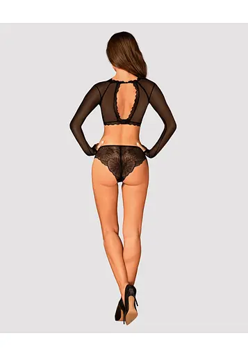 Топ Obsessive Mibelia XS/S чорний - фото 6