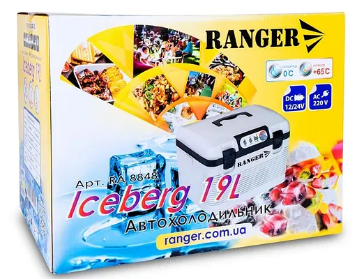Автохолодильник Ranger Iceberg RA 8848 (19 л) Міні холодильник - фото 10