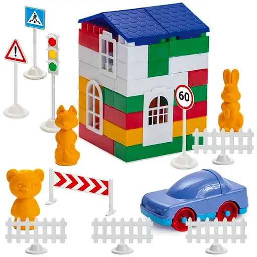 Конструктор Colorplast Лидер №2 80 деталей 1-220  - фото 1