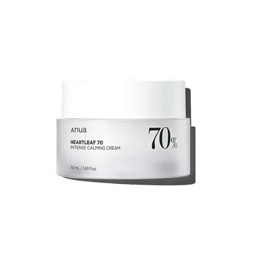 Успокаивающий крем для лица с экстрактом хауттюйнии Heartleaf 70% Intense Calming Cream Anua 50 мл - фото 1