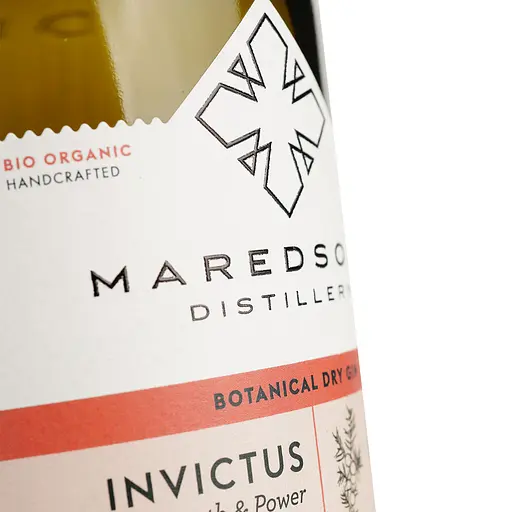 Джин Maredsous Distillery Invictus 40% 0.5 л з двома келихами в подарунковій упаковці - фото 8
