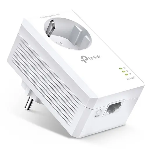 Адаптер Powerline TP-Link Powerline TL-PA7017P AV1000, 1xGE, Розетка (TL-PA7017P) - фото 1