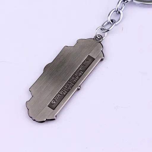 Брелок World of Warcraft Logo Варкрафт серебро.264 - фото 4