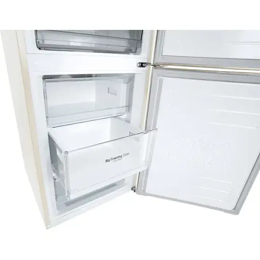 Холодильник LG с нижним морозильным отделением 186x60х68 холод.отд. 234 л мороз.отд. 107 л 2дв. А+ NF инв. диспл внутр. бежевый - фото 9