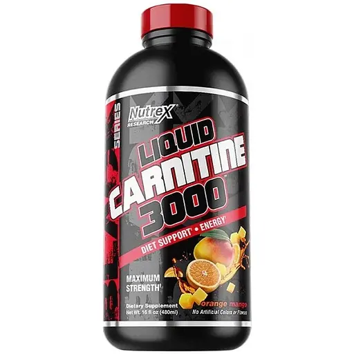 Л-карнитин Nutrex Research Liquid Carnitine 3000 мг Зеленое яблоко 480 мл - фото 1