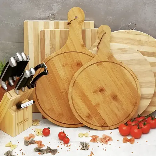 Доска бамбуковая Frico под пиццу 50х35 см (FRU-783) - фото 3