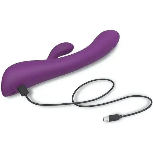 Вібратор-кролик зі спрямованим масажем точки G - Love To Love Bunny&Clyde - Purple Rain - фото 4