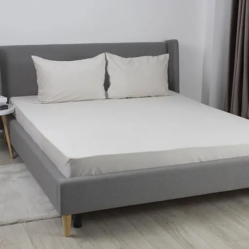 Простирадло ТЕП Velour з резинкою світло-сіре, 160 x 200 (2-04756_34180) - фото 2