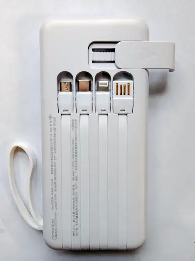 Power Bank 20000 mAh павербанк с экраном LVR 015 White (17553) - фото 3