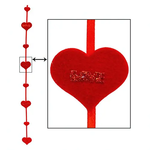 Гирлянда Сердца LOVE - фото 3